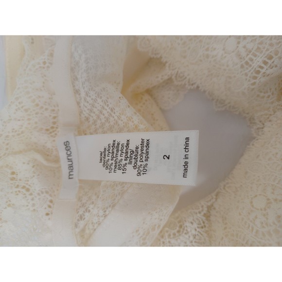 Maurices Set Of 2 Braletts Black & Cream. Size 2. Women's **See Measurements** - Picture 6 of 8